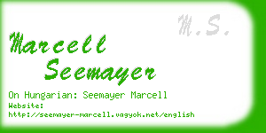 marcell seemayer business card